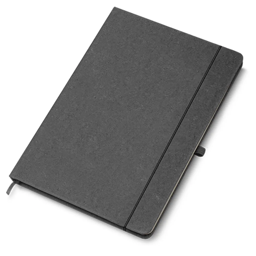 Kit Escritório Capa em Couro Reciclado e Caneta Metalica