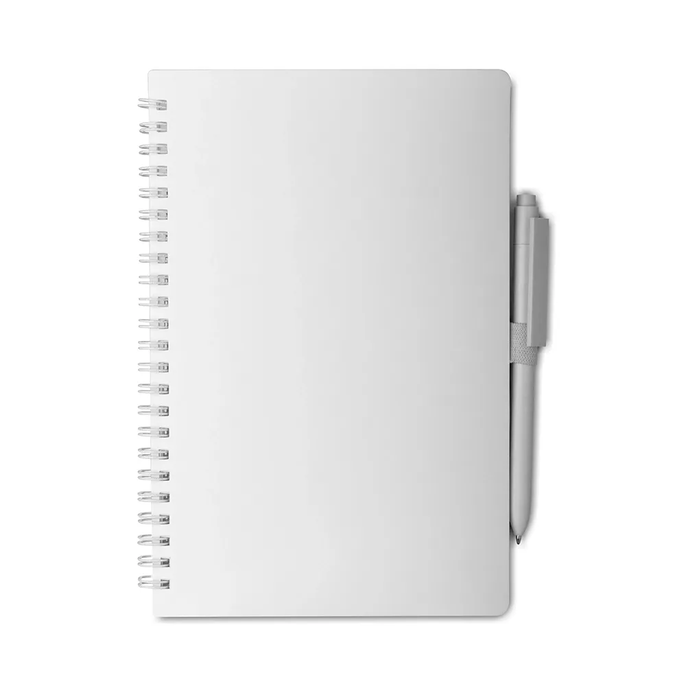 Caderno A5 Capa em PP com caneta