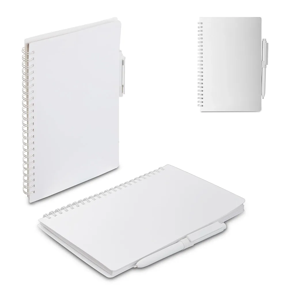 Caderno A5 Capa em PP com caneta