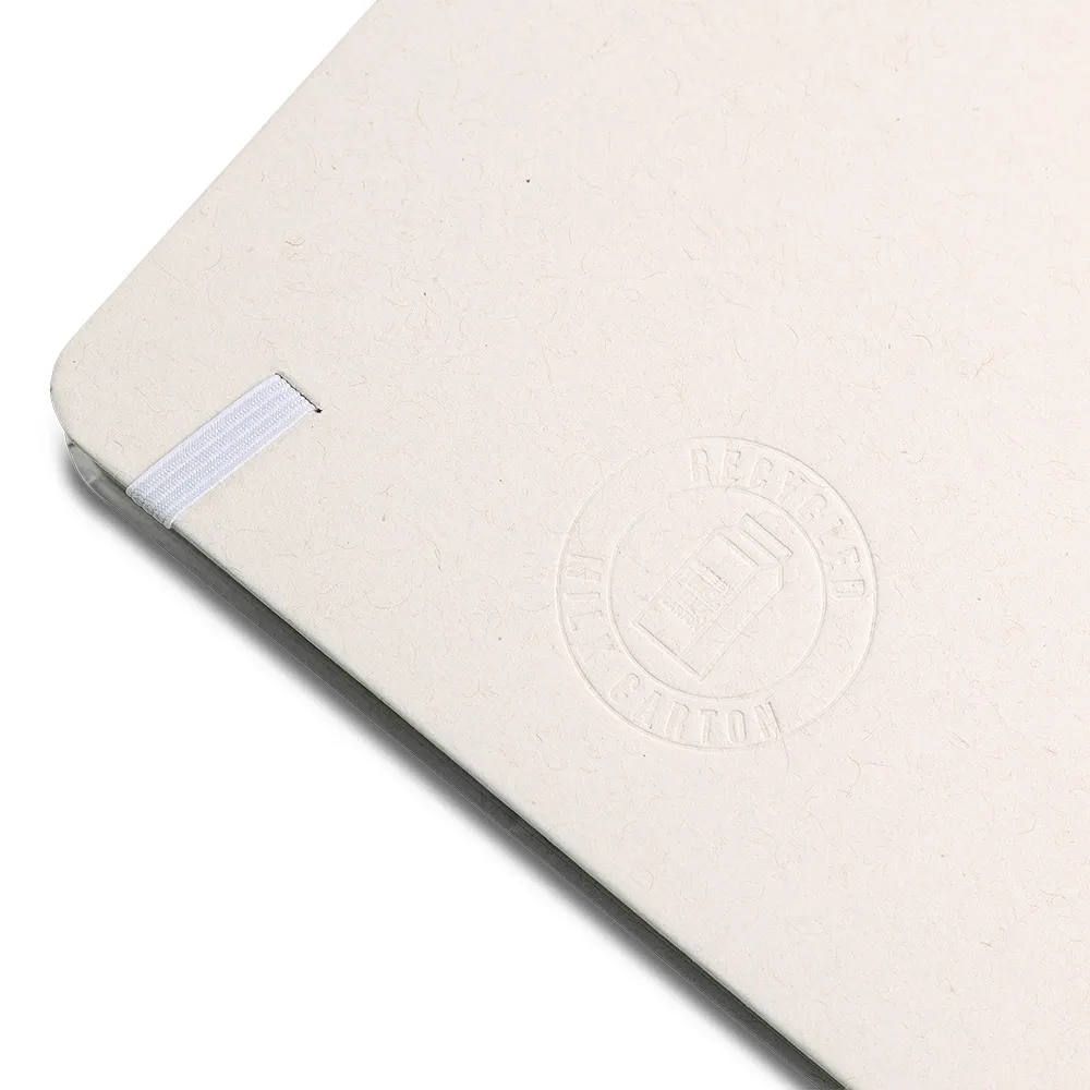 Caderno Capa em Caixa de Leite Reciclado