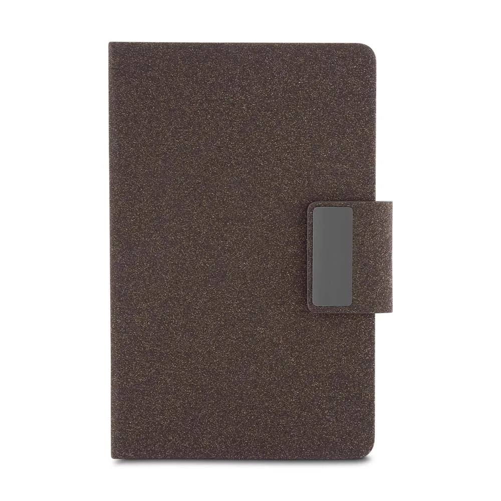 Caderno em PU e fibra de café ou chá
