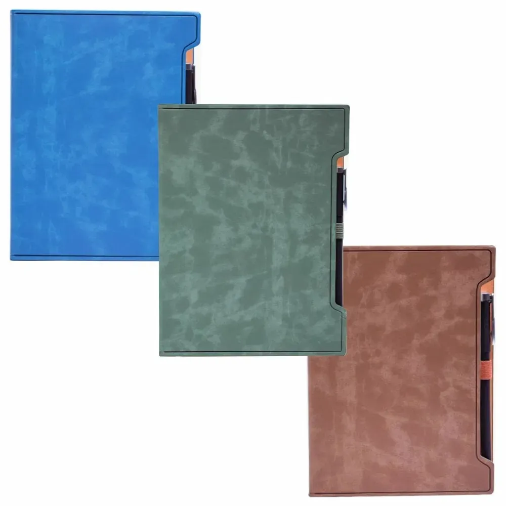 CADERNO 15X21CM CAPA COURO SINTÉTICO