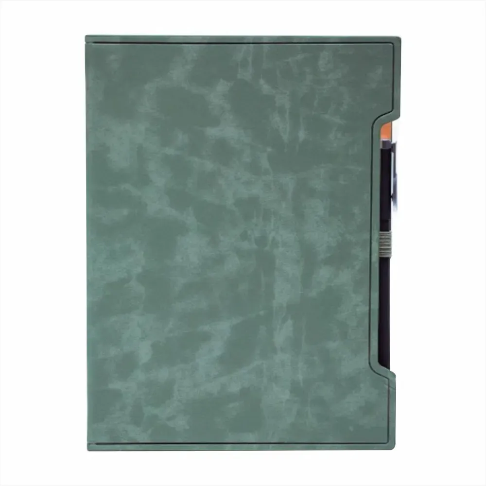 CADERNO 15X21CM CAPA COURO SINTÉTICO