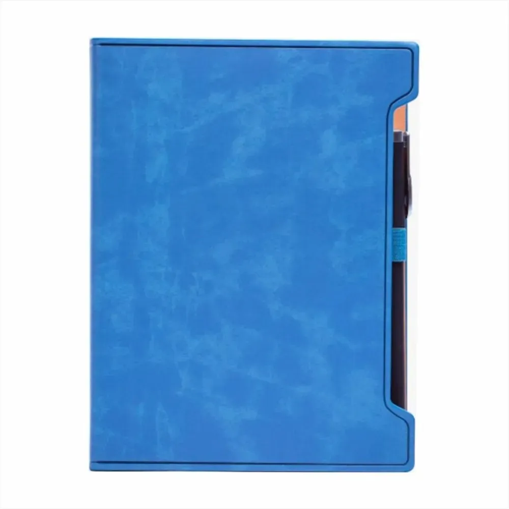 CADERNO 19X25CM CAPA COURO SINTÉTICO