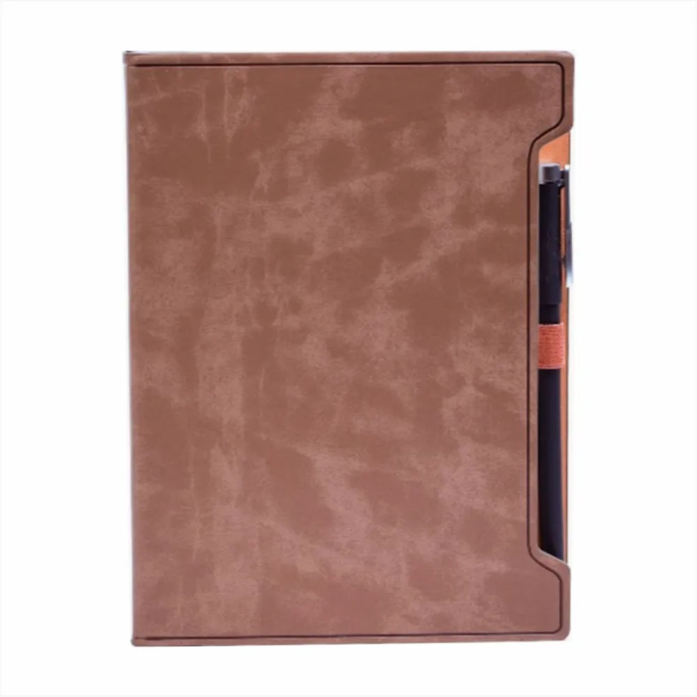 CADERNO 19X25CM CAPA COURO SINTÉTICO