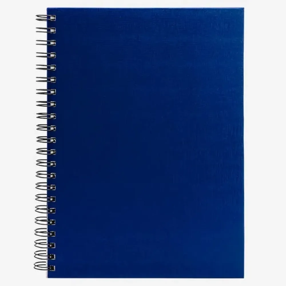 CADERNO PAUTADO COM WIRE-O - AZUL - 29X21,5CM - 100 FLS-LE-30623-NA