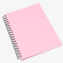 Miniatura de imagem do produto CADERNO PAUTADO COM WIRE-O – ROSA – 25,5X19,5CM – 100 FLS