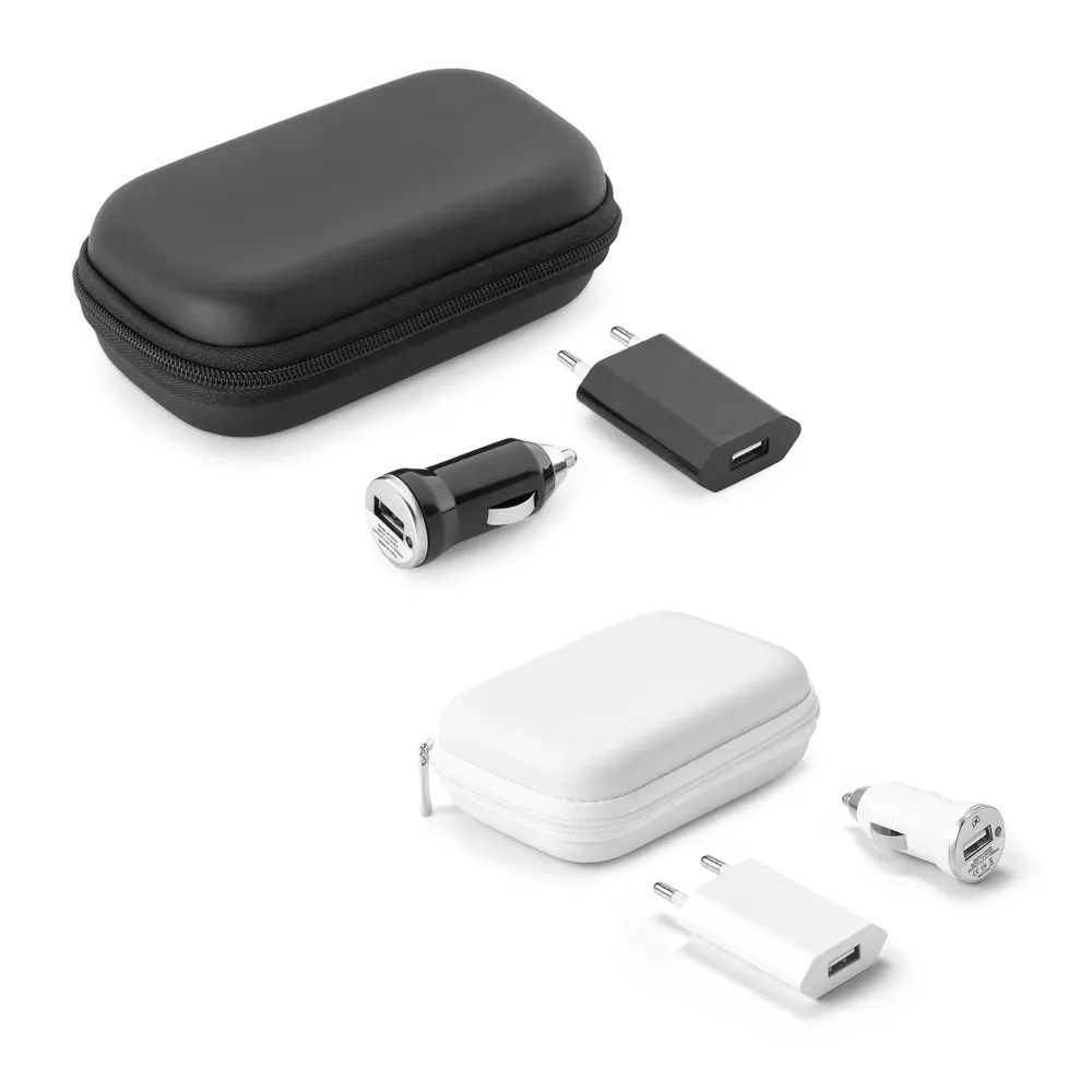 CAINE. Kit de adaptadores USB em ABS-57326