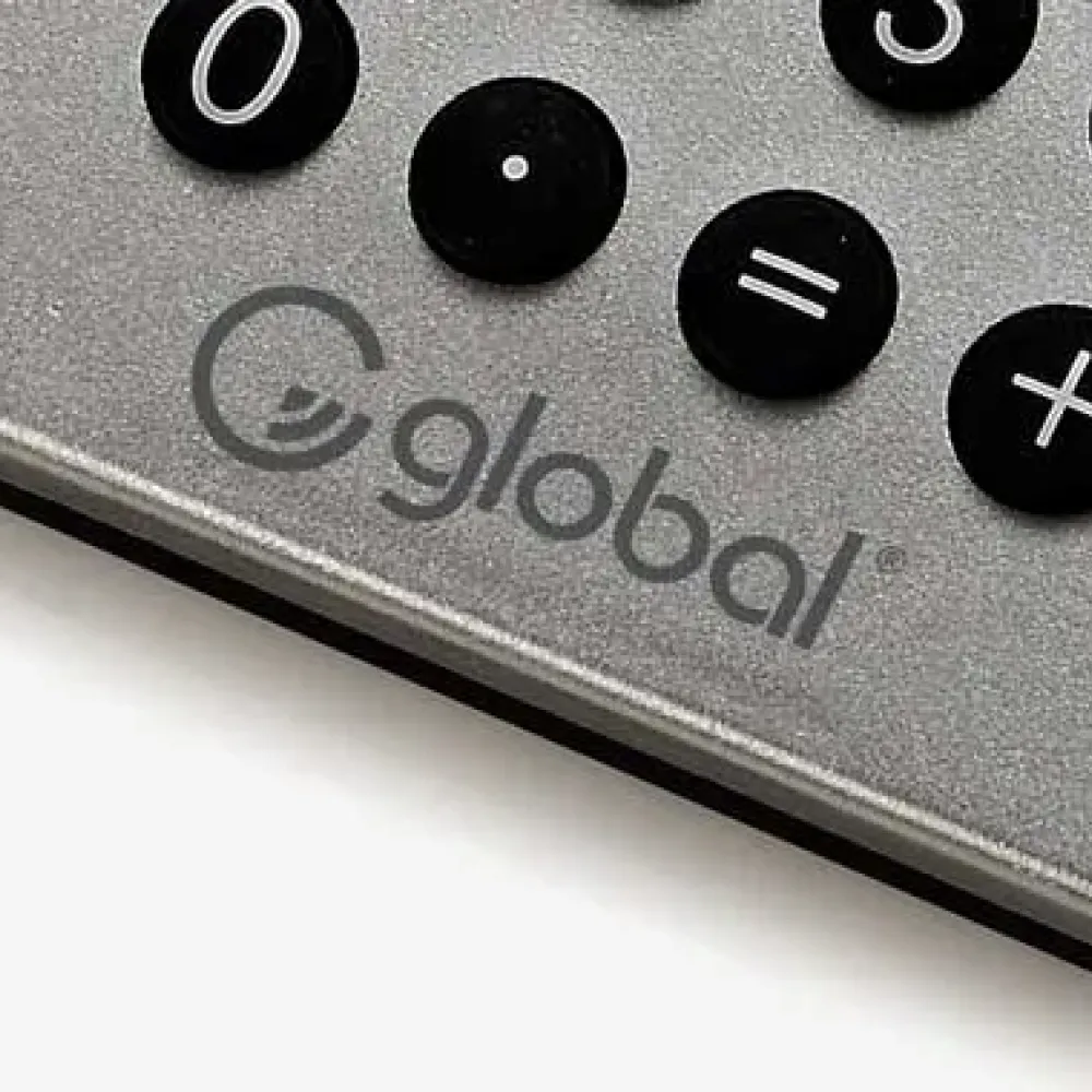 CALCULADORA PRATA E PRETA - 8 DIGITOS