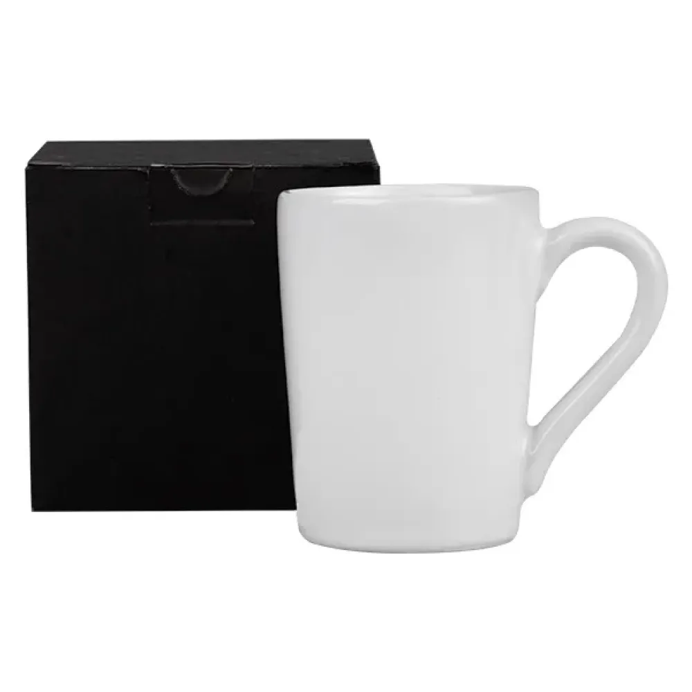 CANECA EM CERÂMICA BRANCA – 230 ML