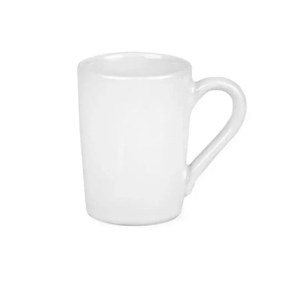 CANECA EM CERÂMICA BRANCA - 230 ML