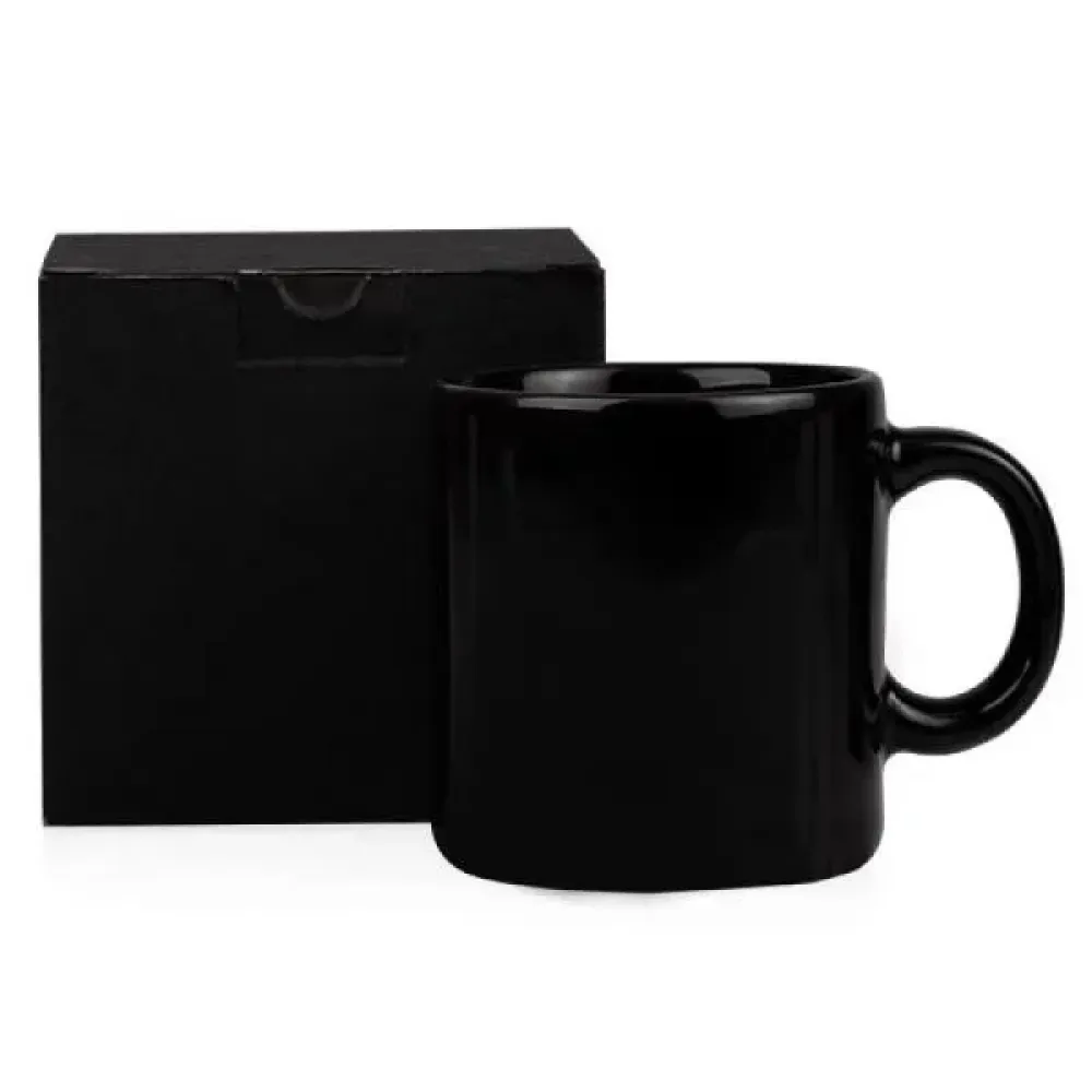 CANECA EM CERÂMICA PRETA - 270ML PRETO-CO-41271-PRE