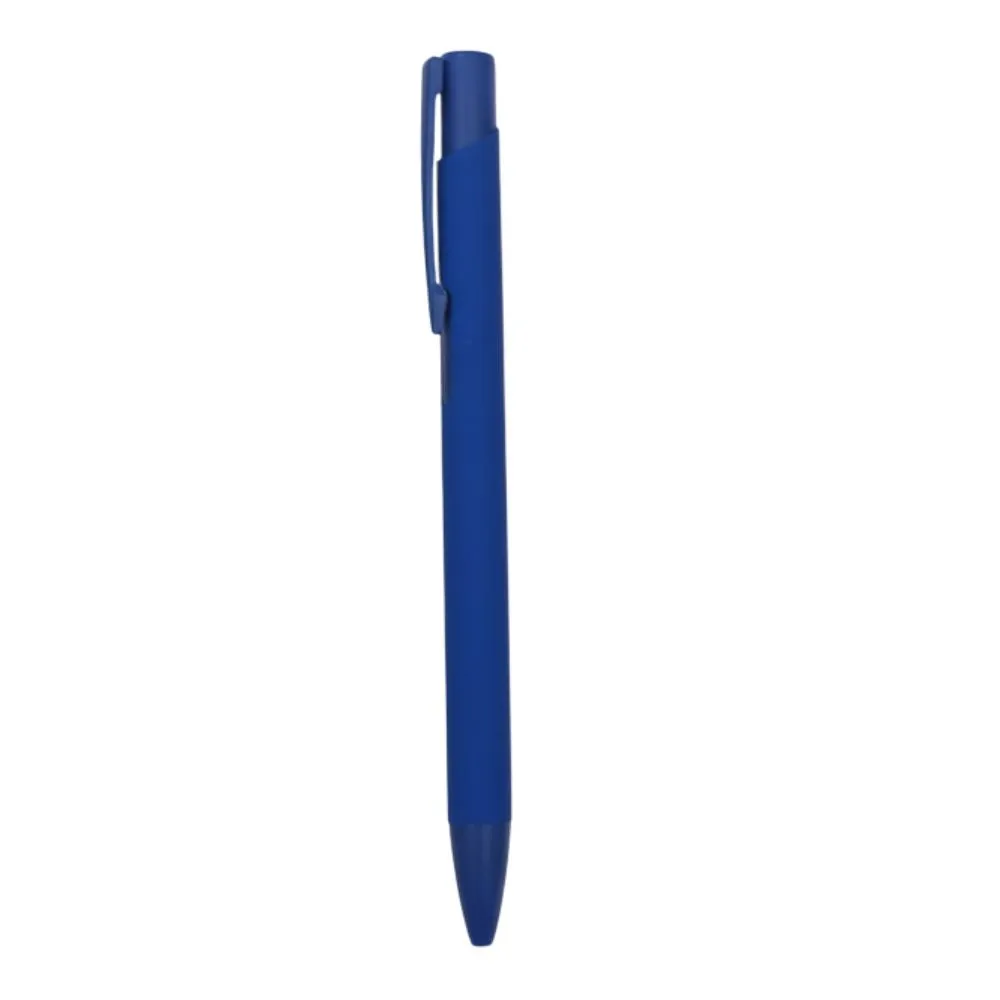 Caneta Em Alumínio Com Acabamento Fosco Emborrachado.