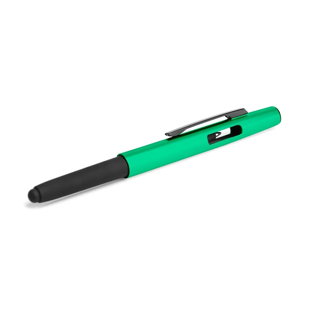 CANETA ESFEROGRÁFICA EM ABS COM ESTOJO - VERDE VERDE
