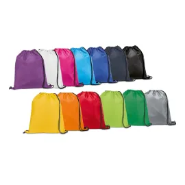 Imagem do produto CARNABY. Sacola tipo mochila em 210D com cordões em preto
