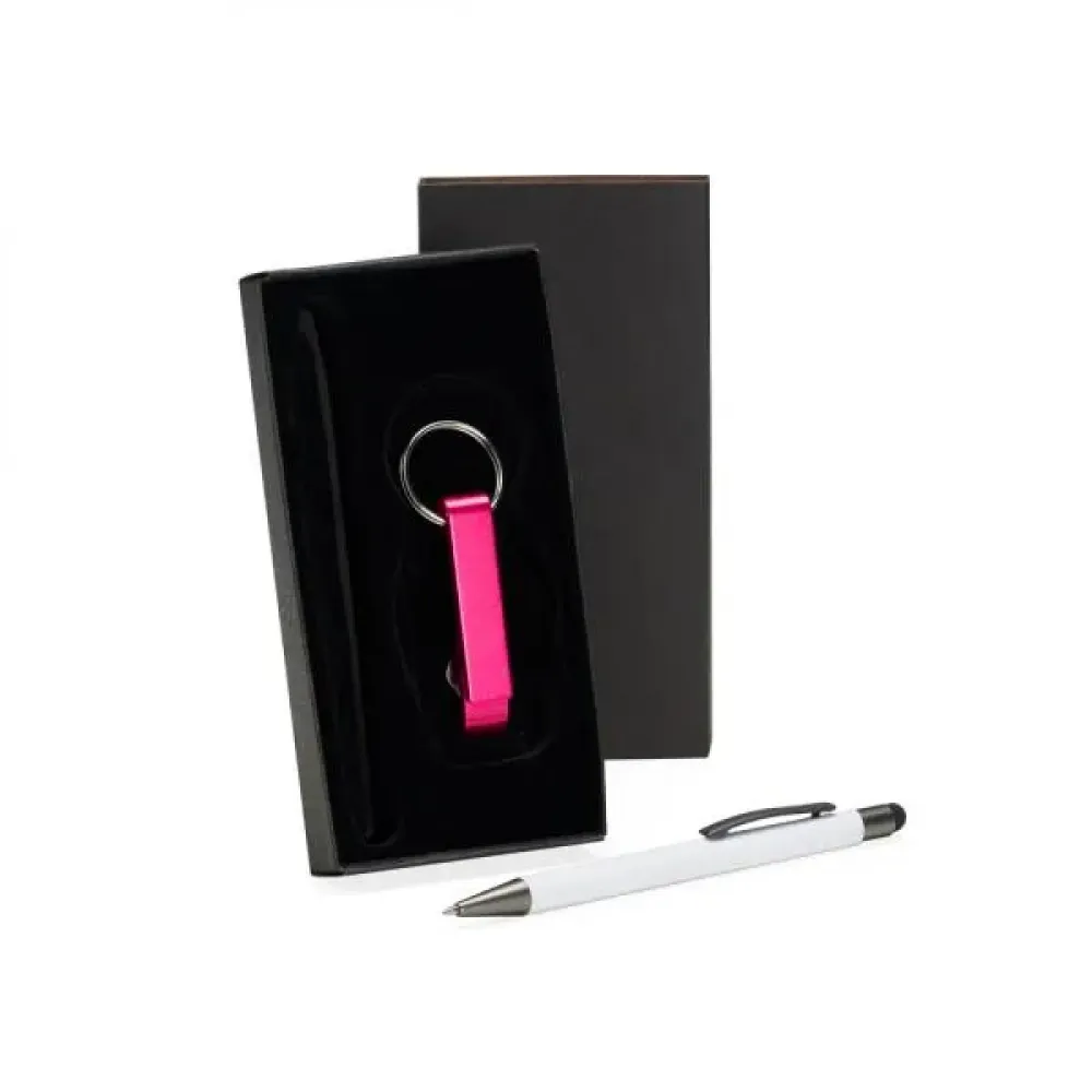 CANETA E CHAVEIRO - 2 PÇS-CC-87A49
