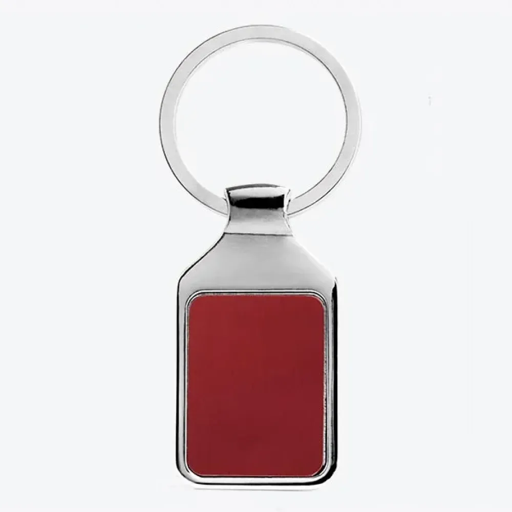 CHAVEIRO EM METAL CROMADO - VERMELHO-CH-00504