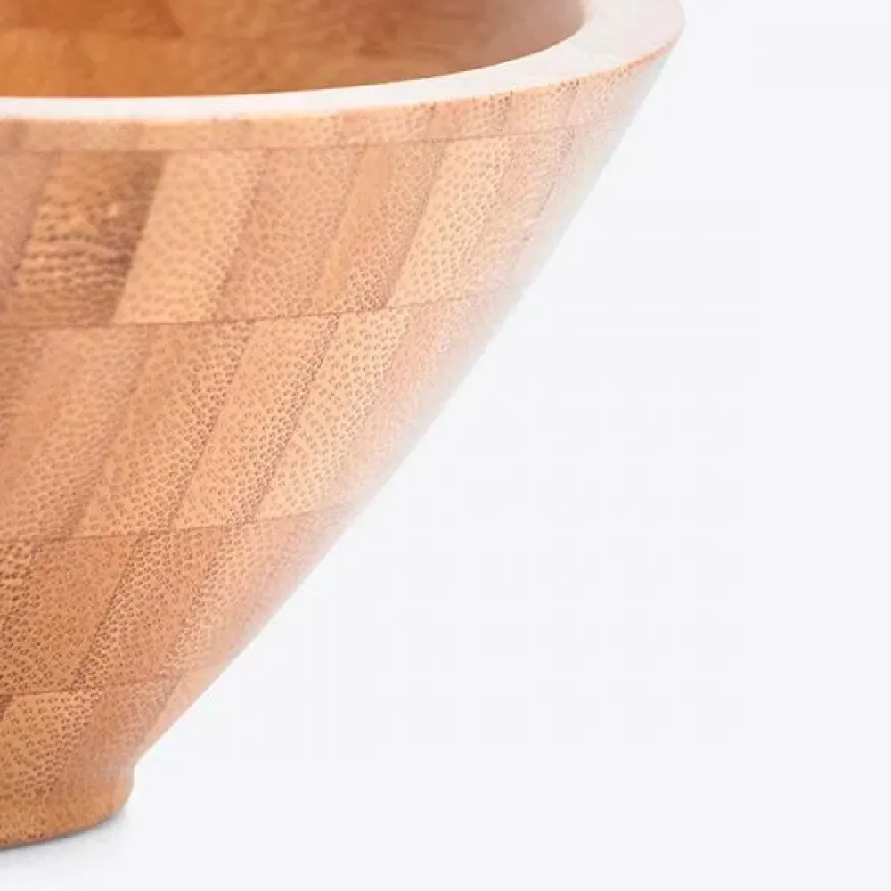 CUMBUCA EM BAMBU COM COLHER DE 18CM 400ML