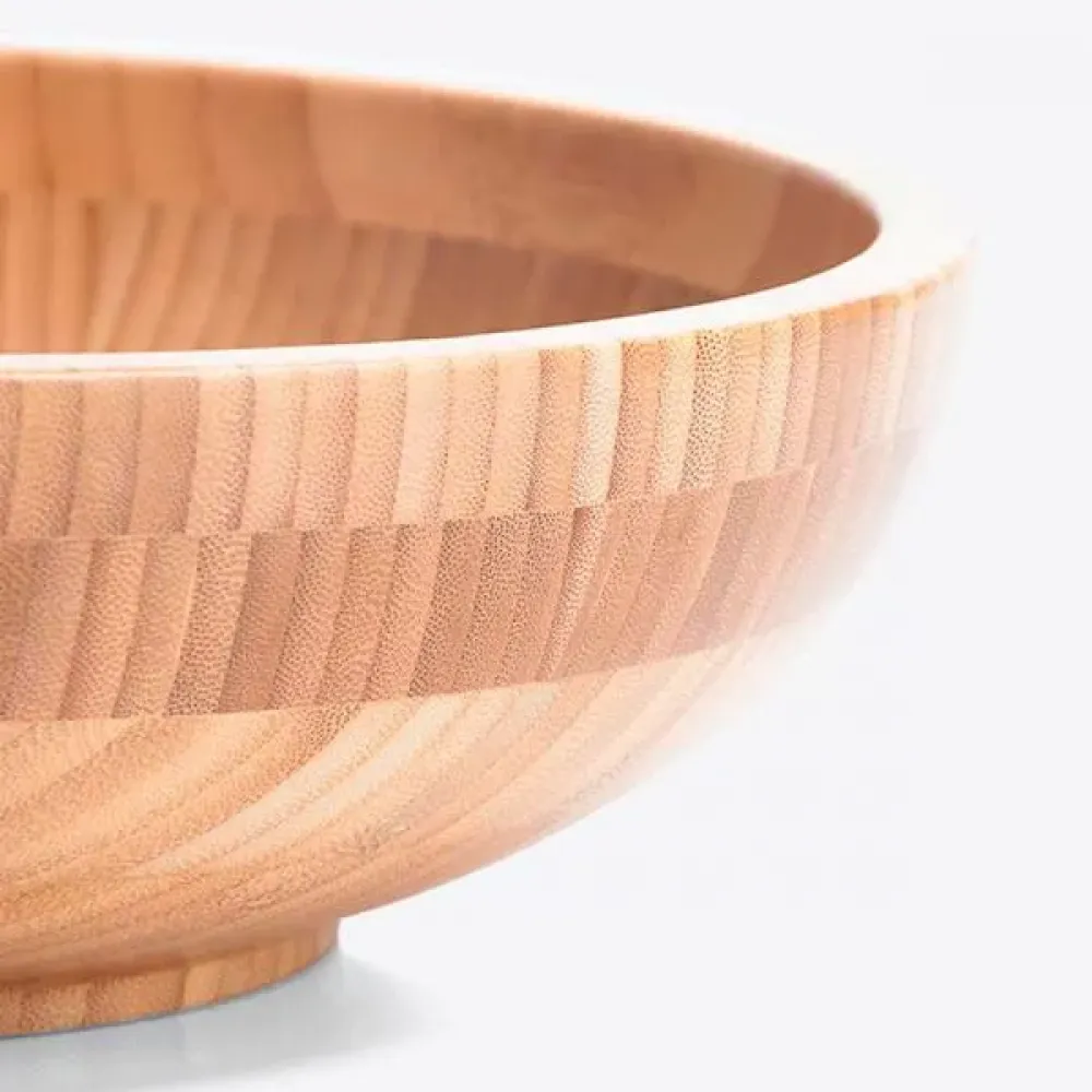 CUMBUCA EM BAMBU COM COLHER 18CM - 400ML