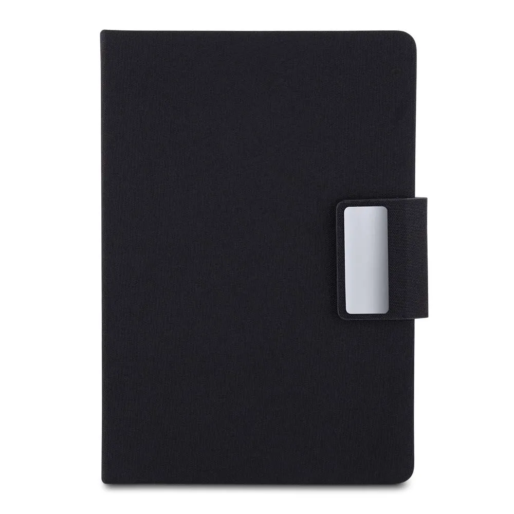 Kit escritório Caderno, Garrafa e Caneta Metalica