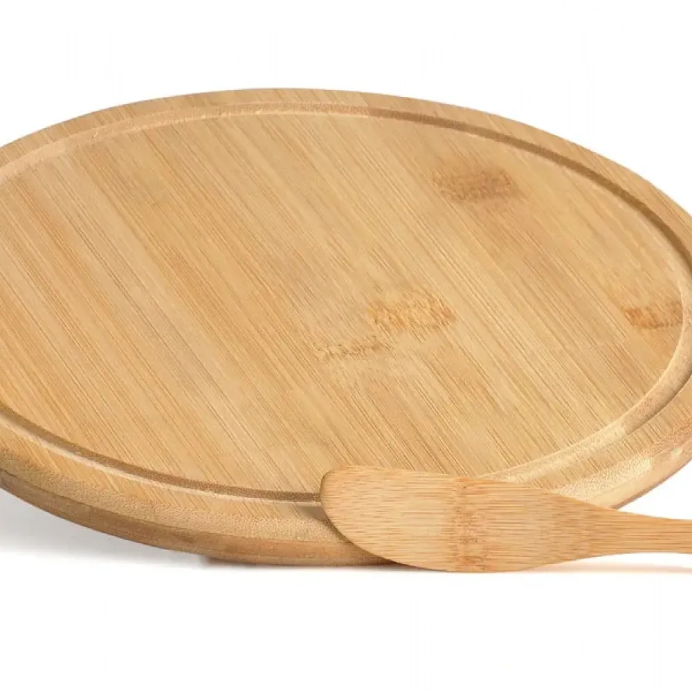 CONJ. PARA PETISCO EM BAMBU - 2 PÇS