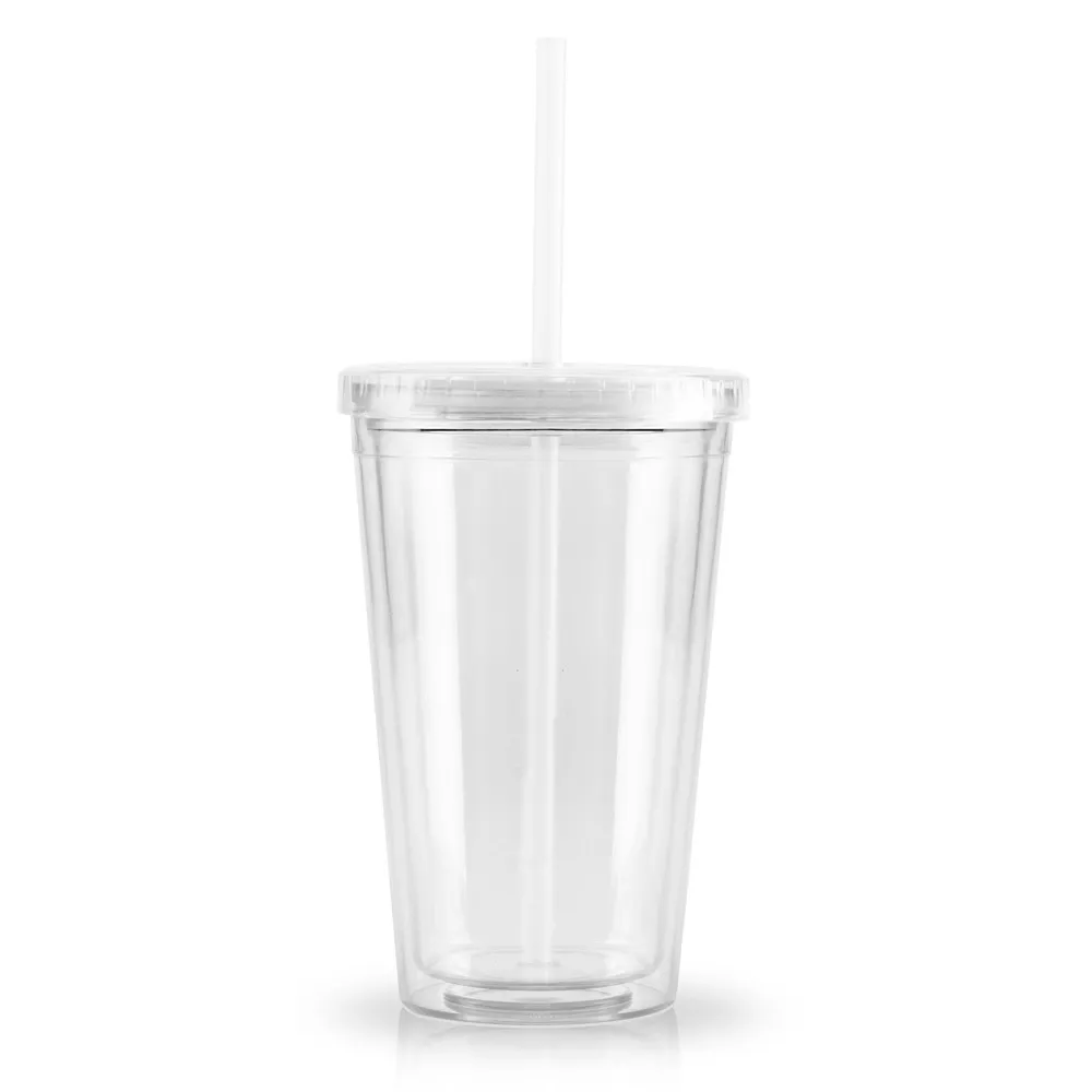 COPO DUPLA CAMADA - SAN - 500ML - TRANSPARENTE TRANSPARENTE-IA-00540-TRA