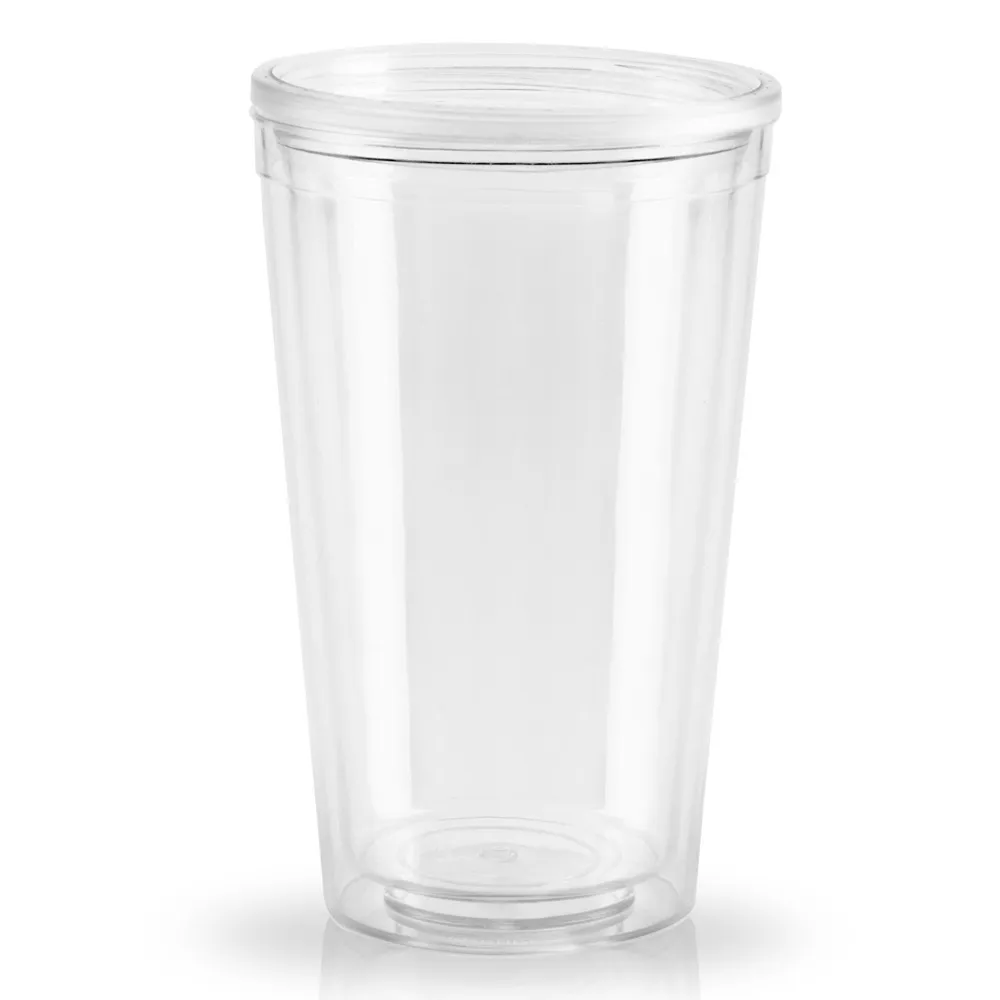 COPO DUPLA CAMADA - SAN - 500ML - TRANSPARENTE TRANSPARENTE