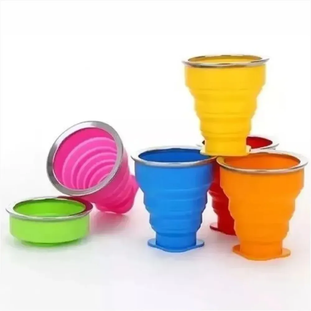Copo Retrátil de Silicone 210ml-TOP-CI396