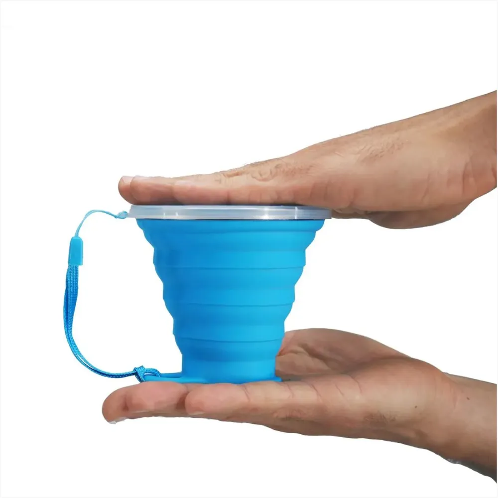 Copo Retrátil de Silicone 210ml