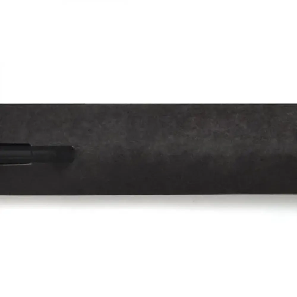 CANETA ROLLER EM ALUMÍNIO COM TAMPA - PRETA