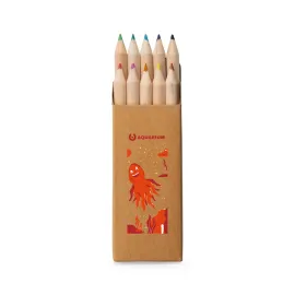 Miniatura de imagem do produto CRAFTI. Caixa de cartão com 10 mini lápis de cor