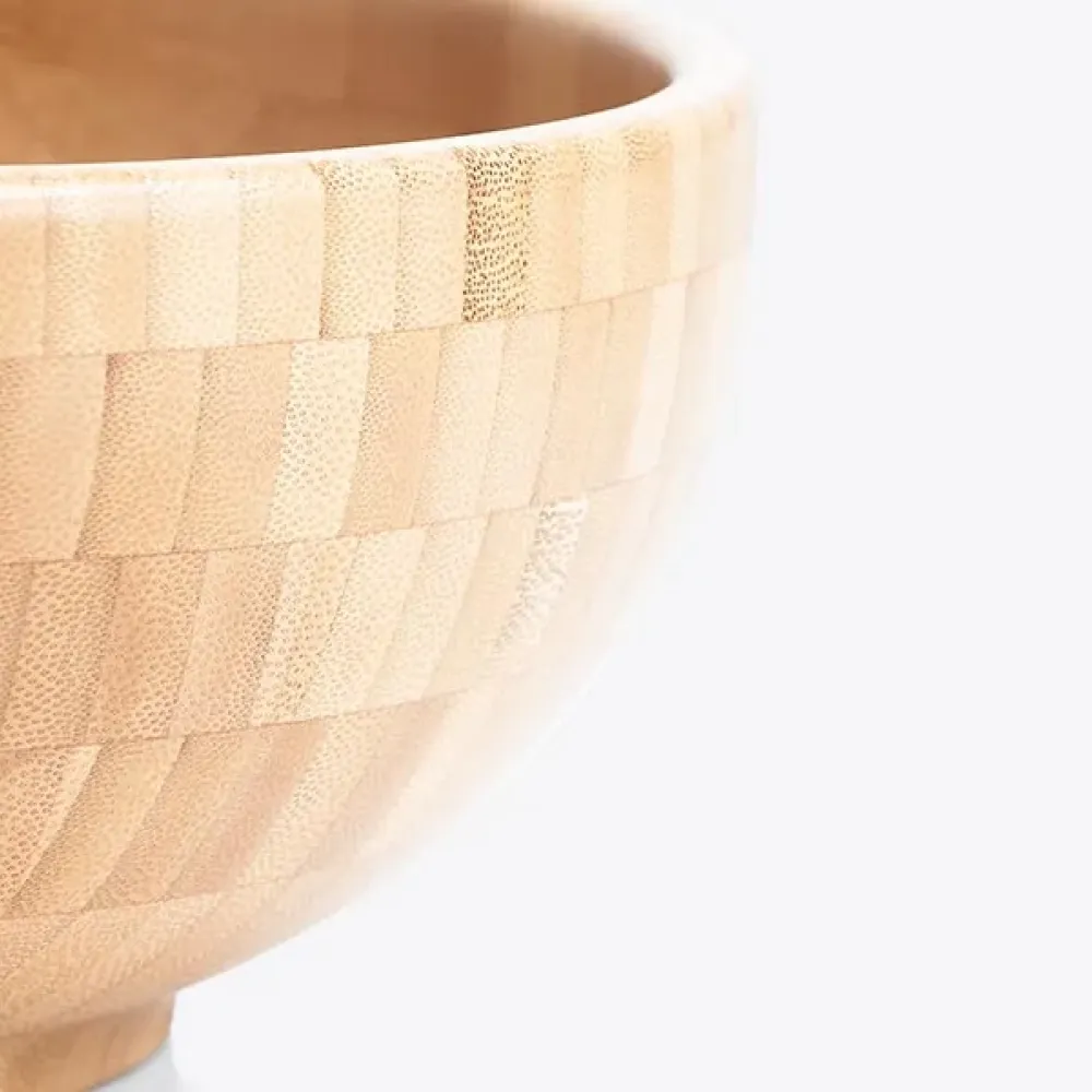 CUMBUCA EM BAMBU COM COLHER 30CM - 3L