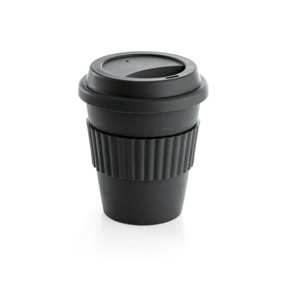 CUPPA. Copo de viagem em fibra de bambu (60%) e PP (40%) com tampa