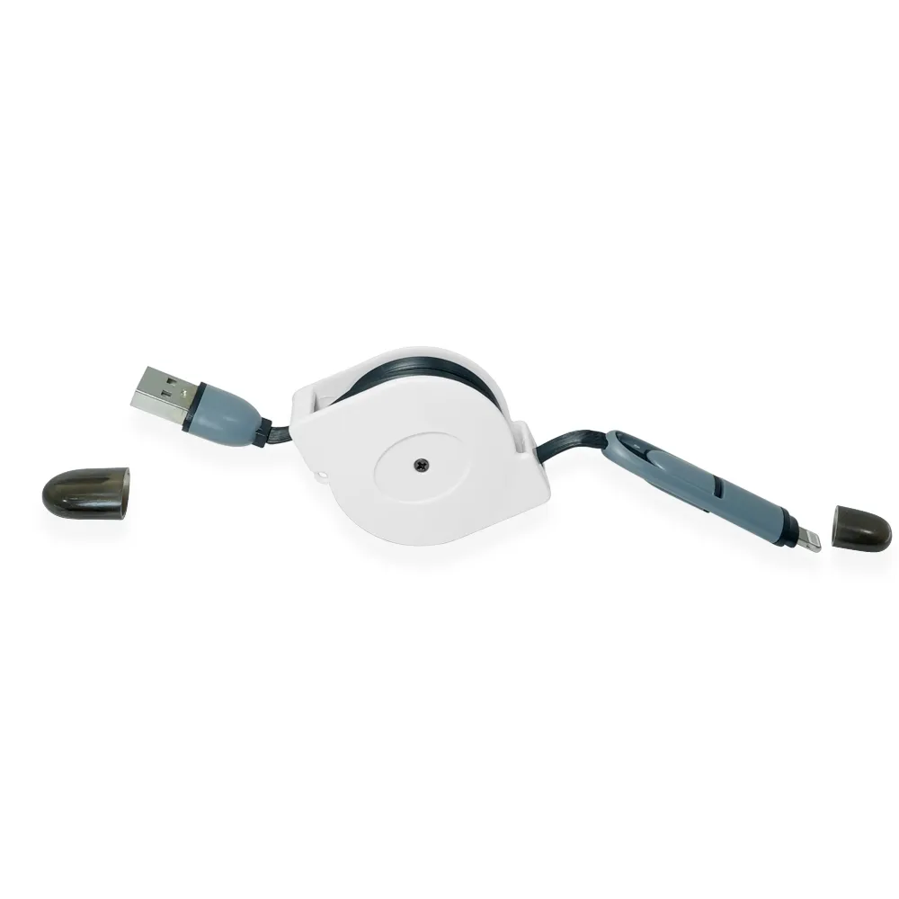 Cabo de Dados Retrátil 2 em 1