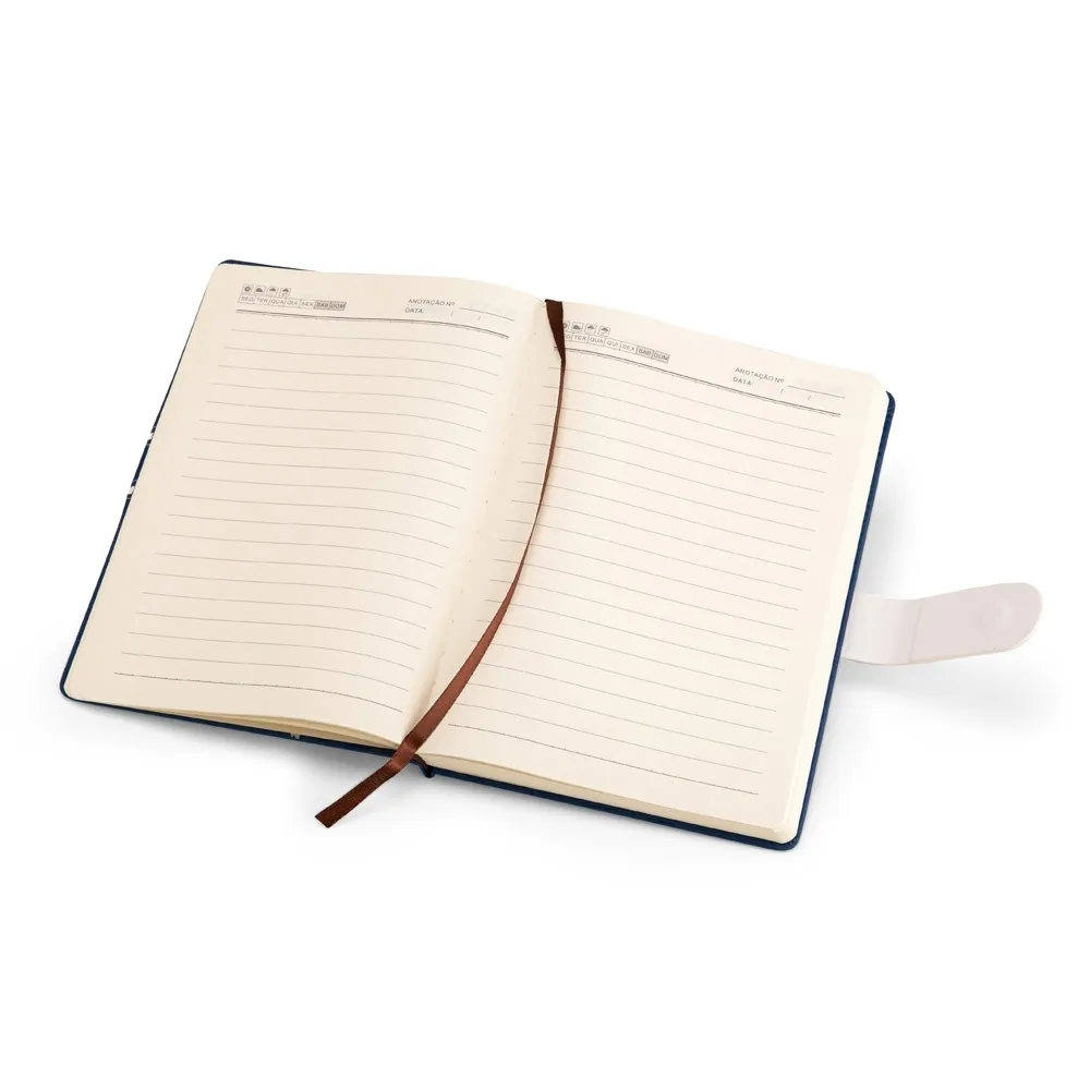 Caderneta Couro Sintético