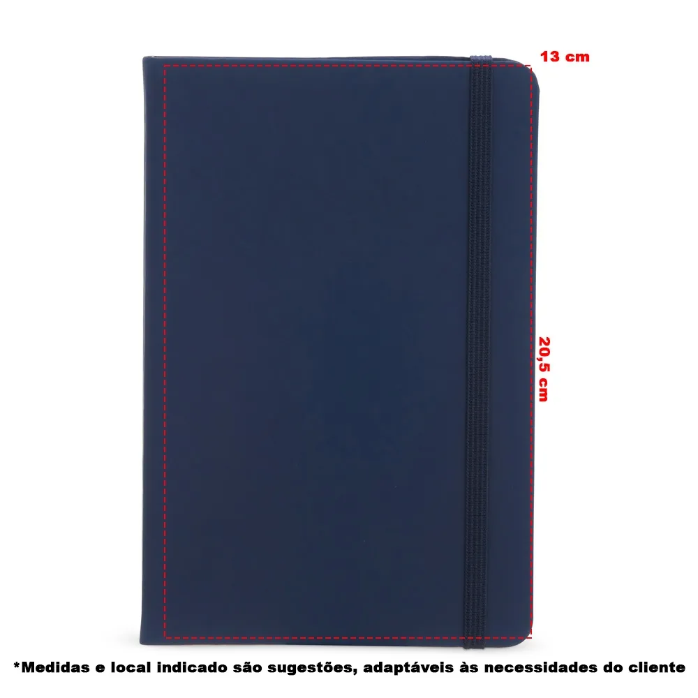 Caderneta Couro Sintético-14917P