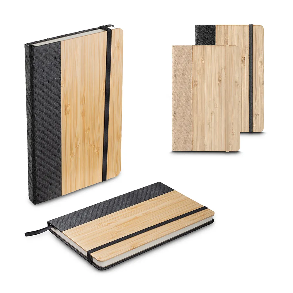Caderno A5 Capa em Bambu-CAD009