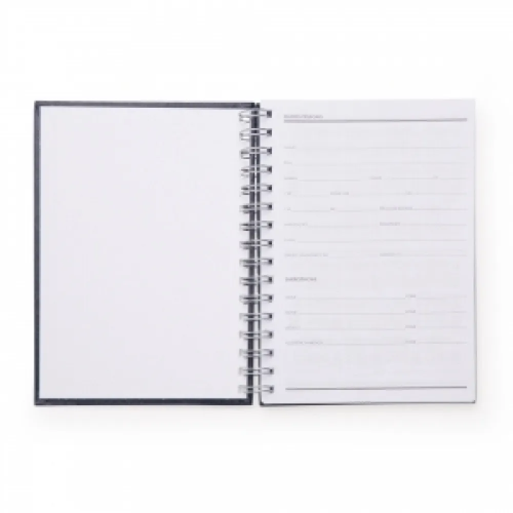 #Caderno Pequeno de Couro Sintético