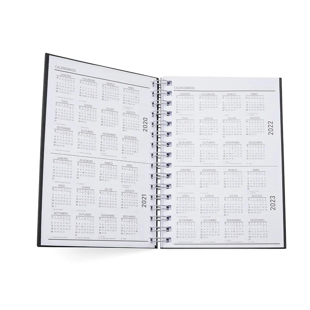 Caderno de Couro Sintético Personalizado