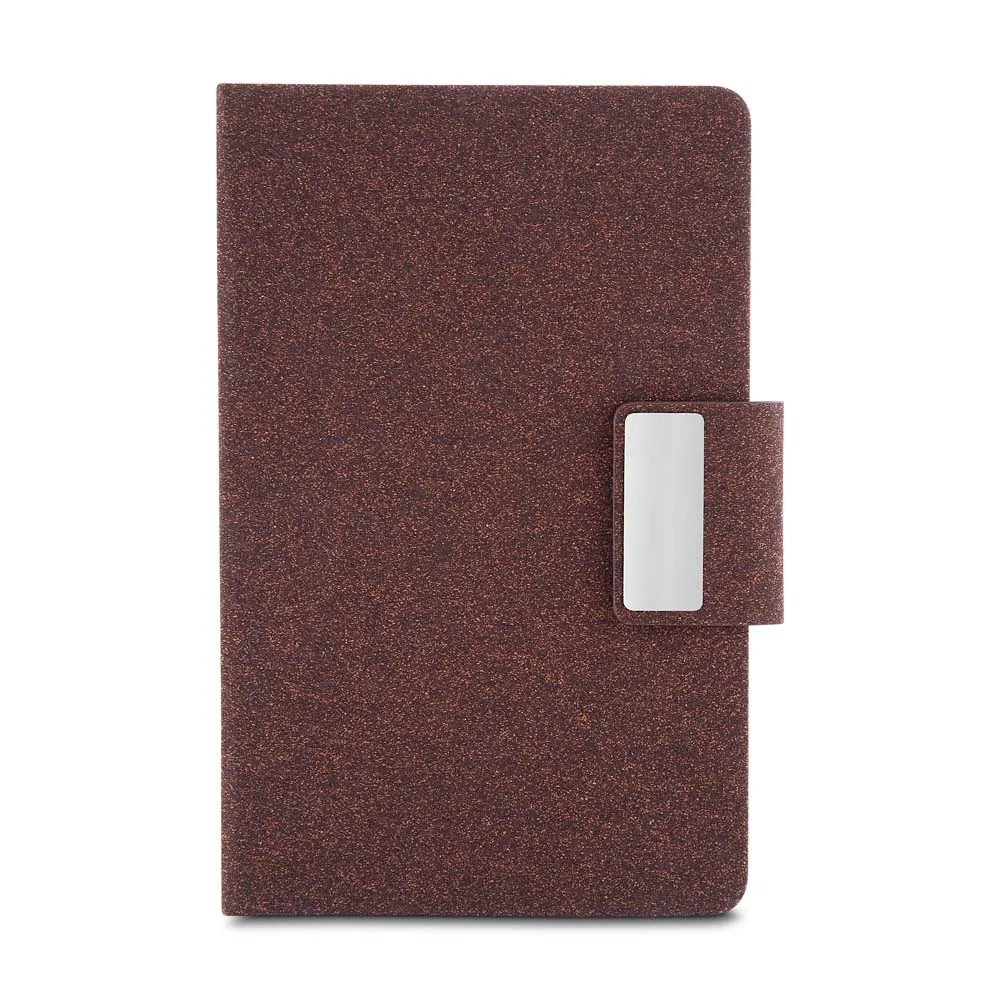 Caderno A5 em PU e fibra de café ou chá