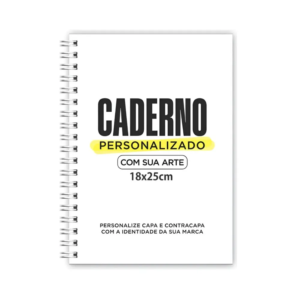 Caderno personalizado 18x26cm-CDN03