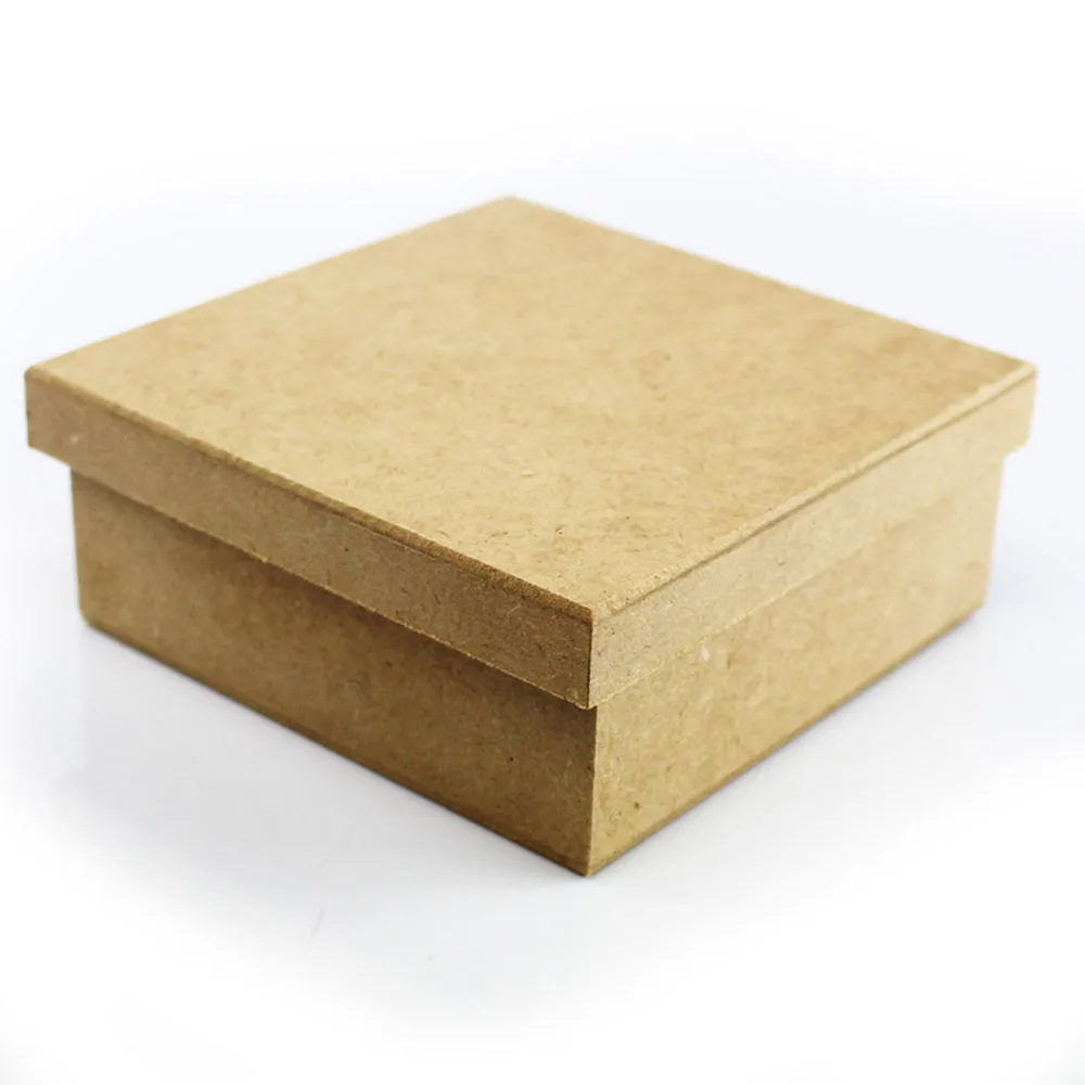 Caixa Tampa Sapato de MDF Madeira Crua-LN135CA168