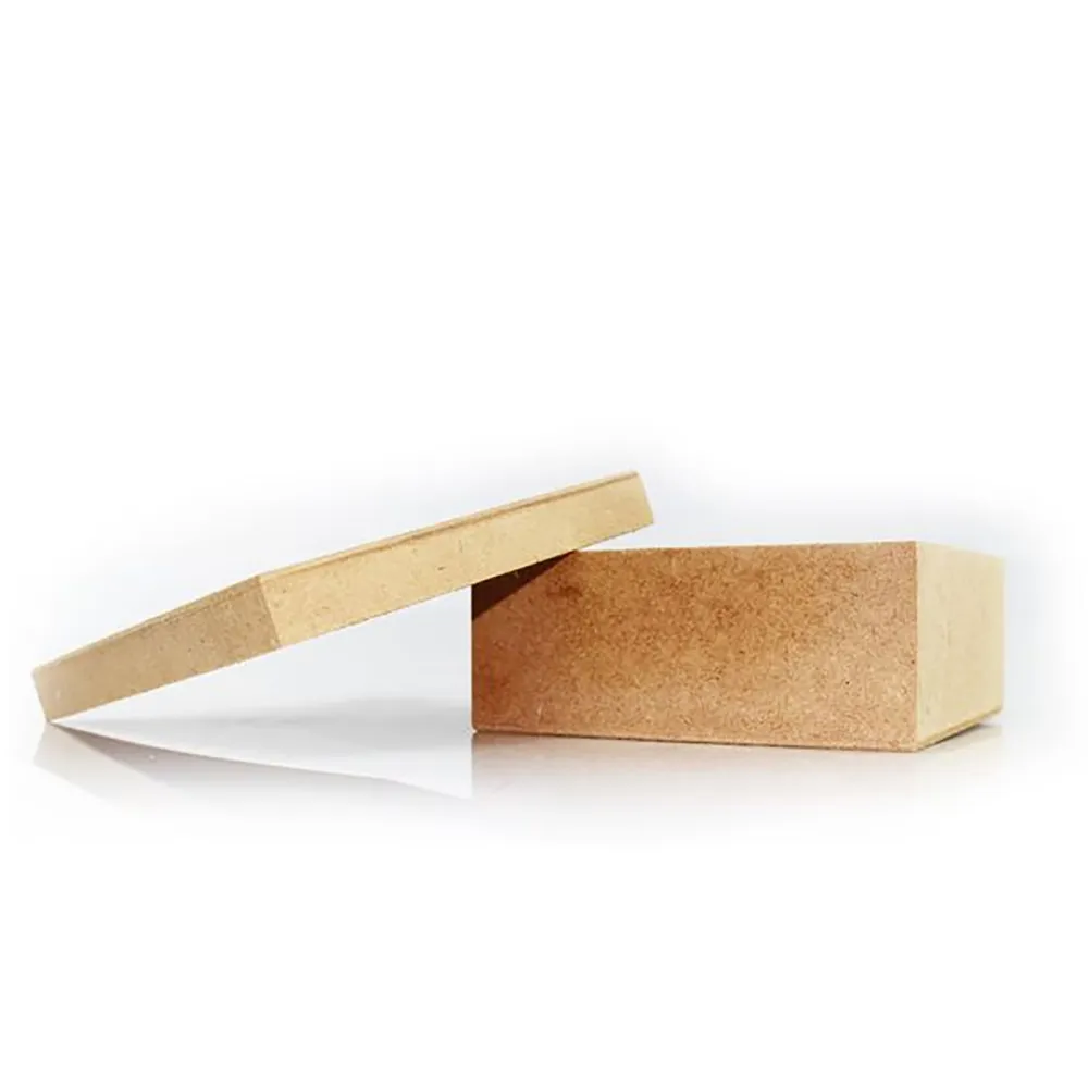 Caixa Tampa Sapato de MDF Madeira Crua