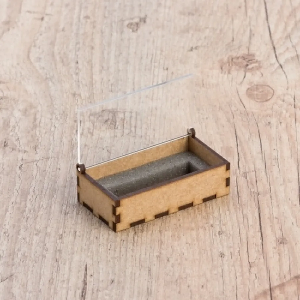 #Caixa para Pen Drive em MDF e Tampa Acrílica