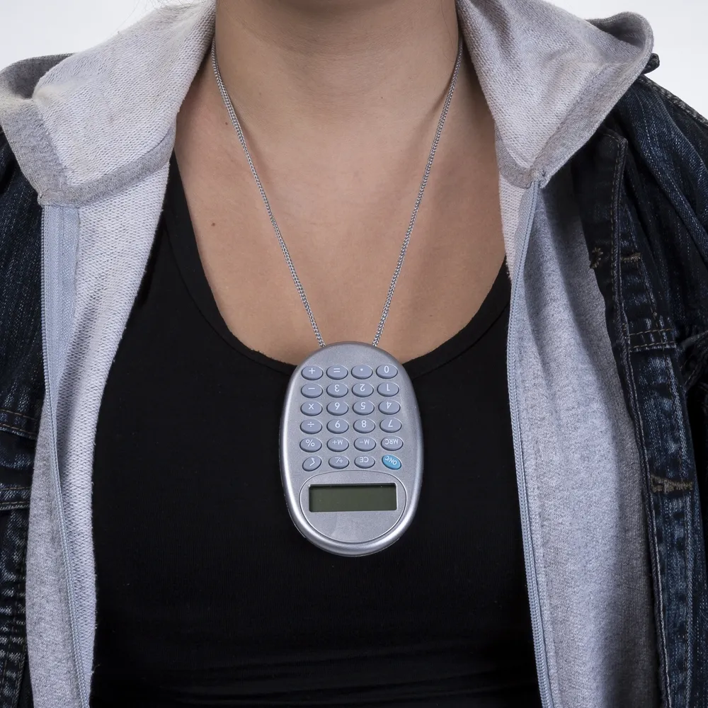 #Calculadora Plástica com Cordão