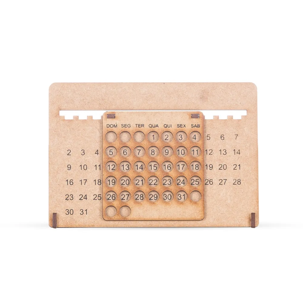 #Calendário Permanente MDF-13854