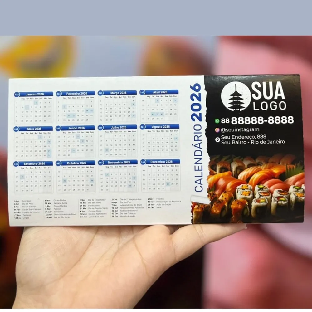 Calendário de Mesa Triângulo-281SI