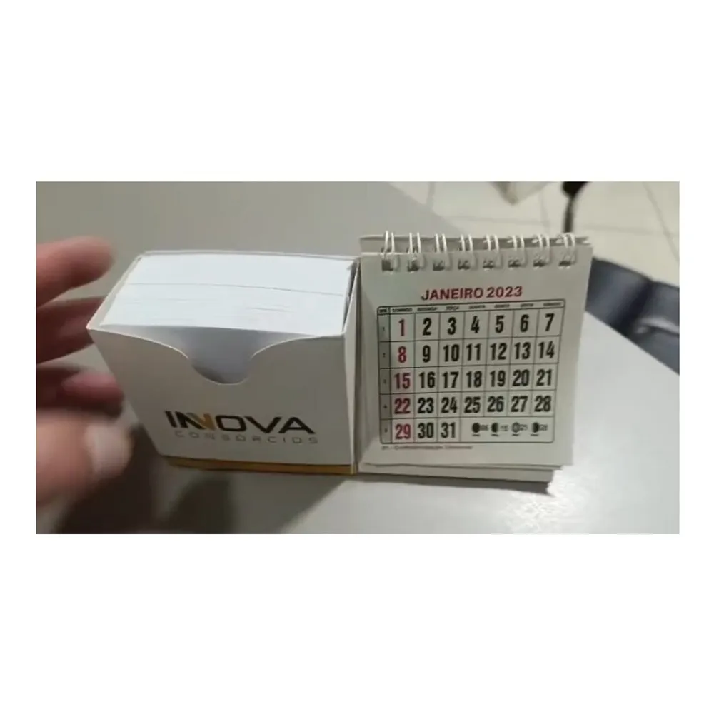 Calendário de Mesa com Porta Rascunho-300AD