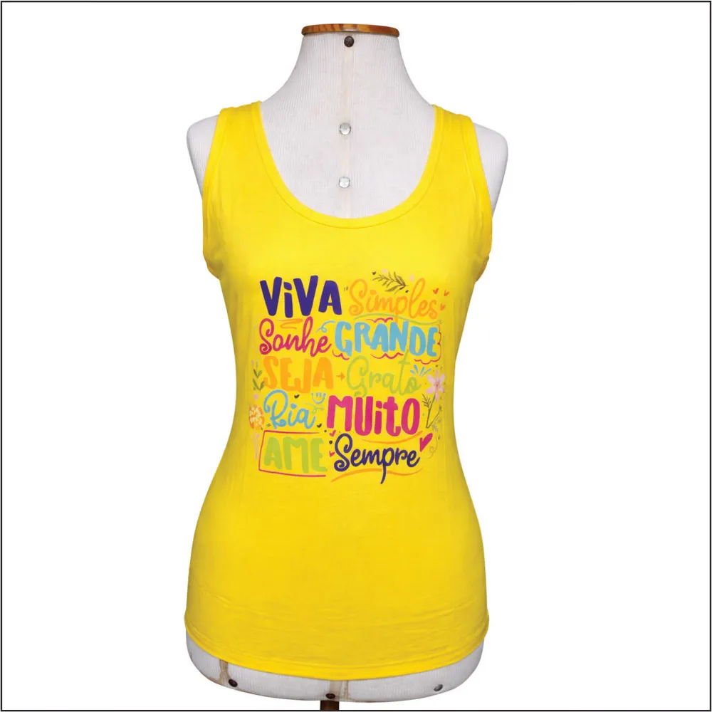 Camiseta Algodão Regata 