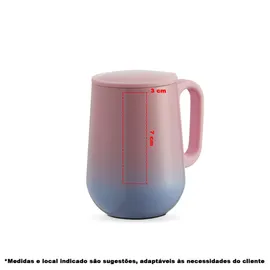 Miniatura de imagem do produto Caneca Bicolor Parede Dupla 250ml